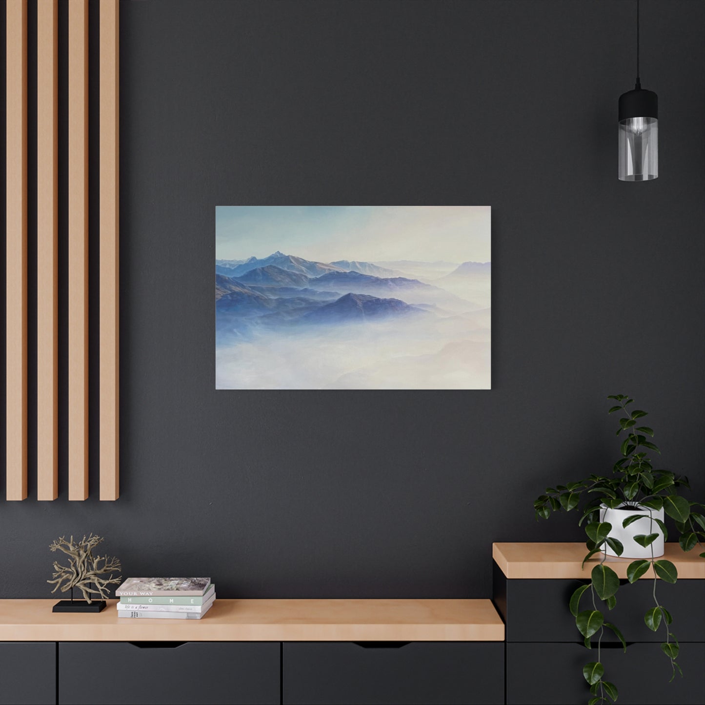 Somewhere Over the Sierras - Canvas Print