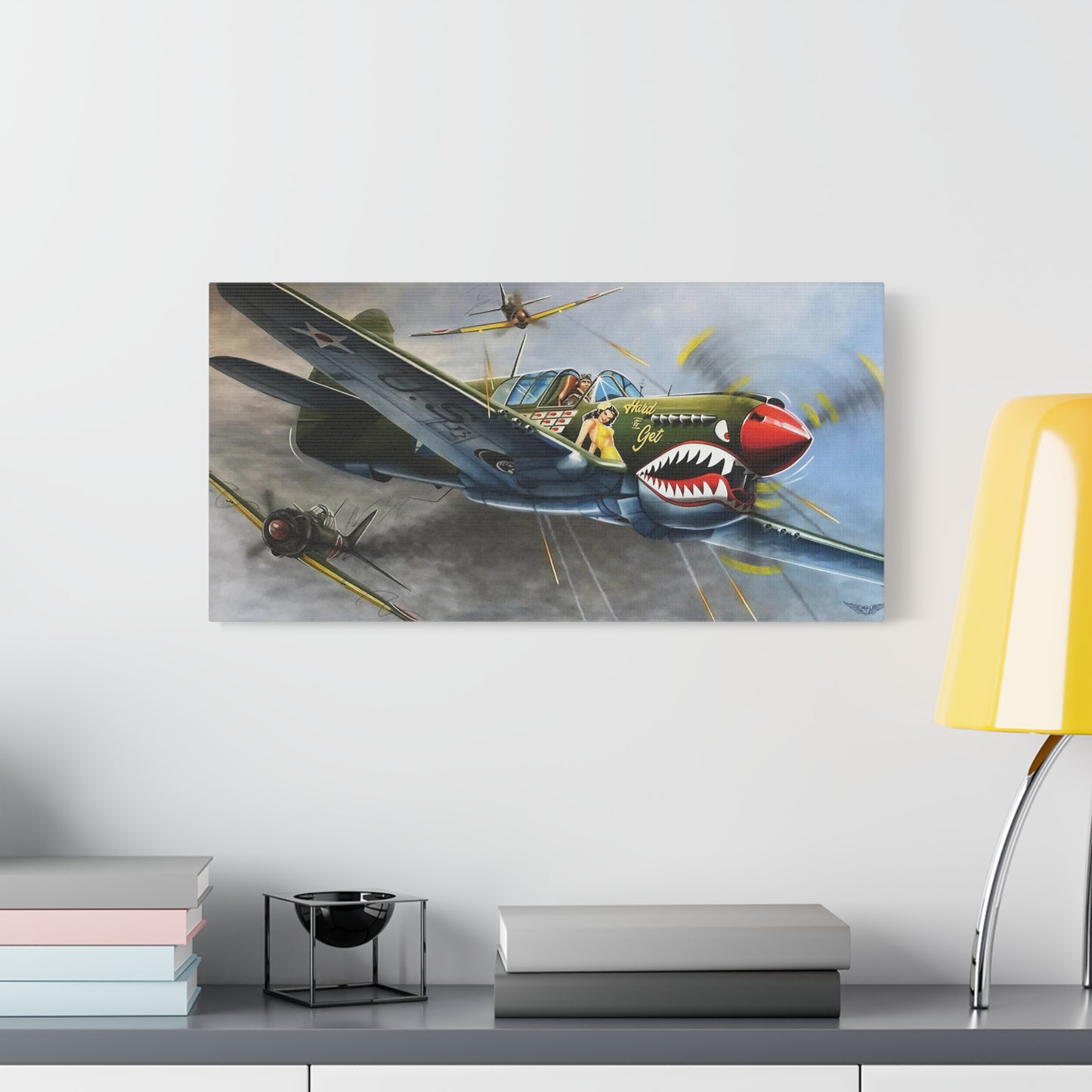 Hard to Get - Canvas Print (Multiple Colors)