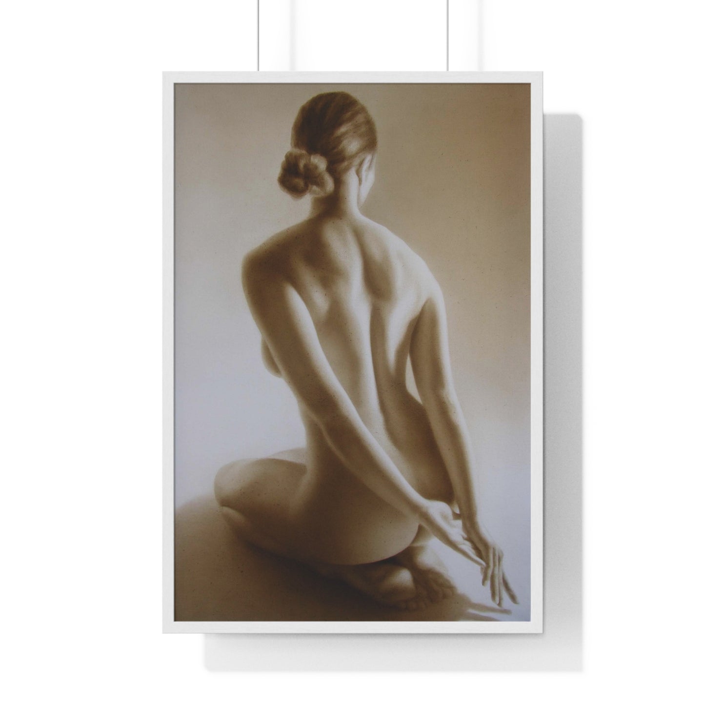 Taking Flight - Framed Print (Sepia)