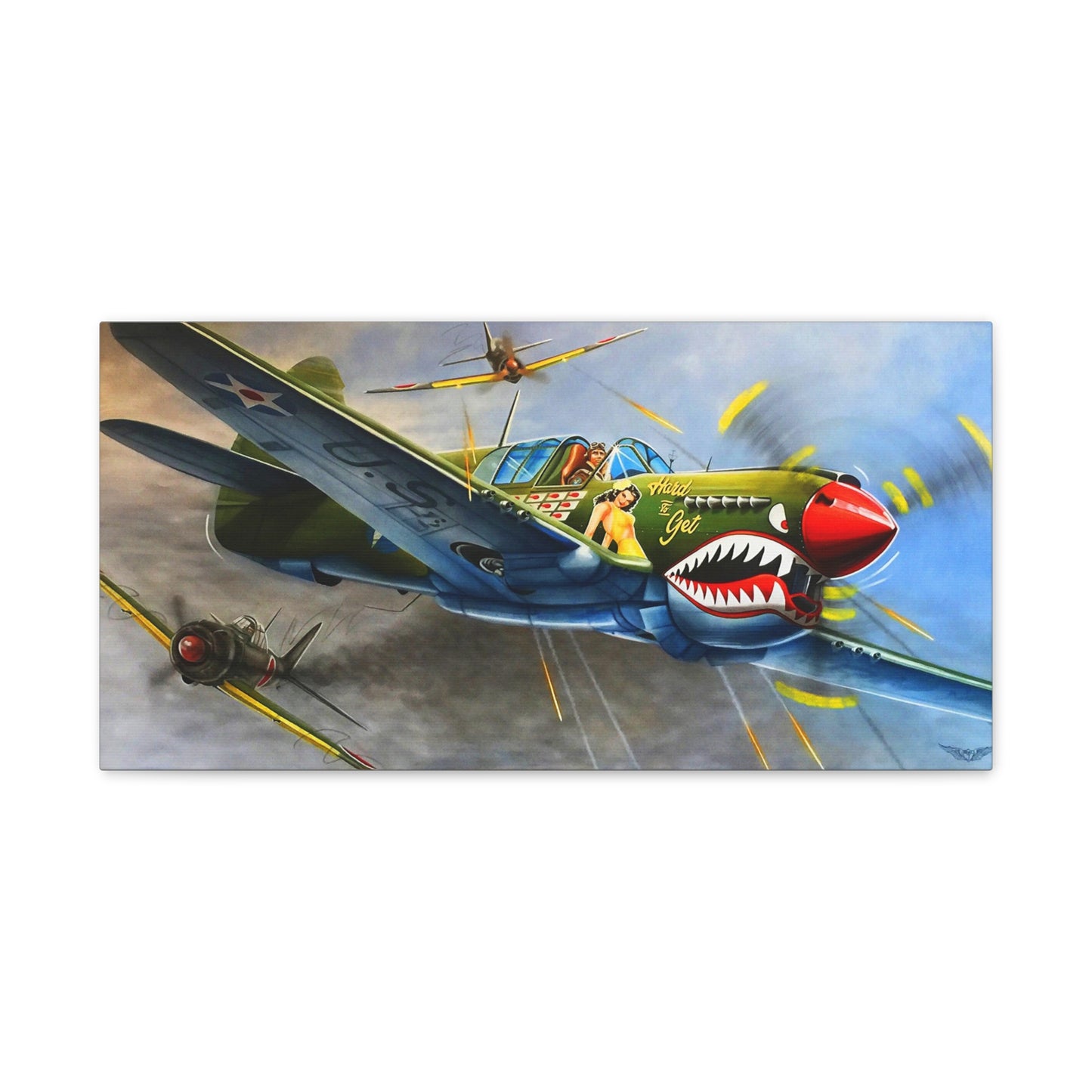 Hard to Get - Canvas Print (Multiple Colors)