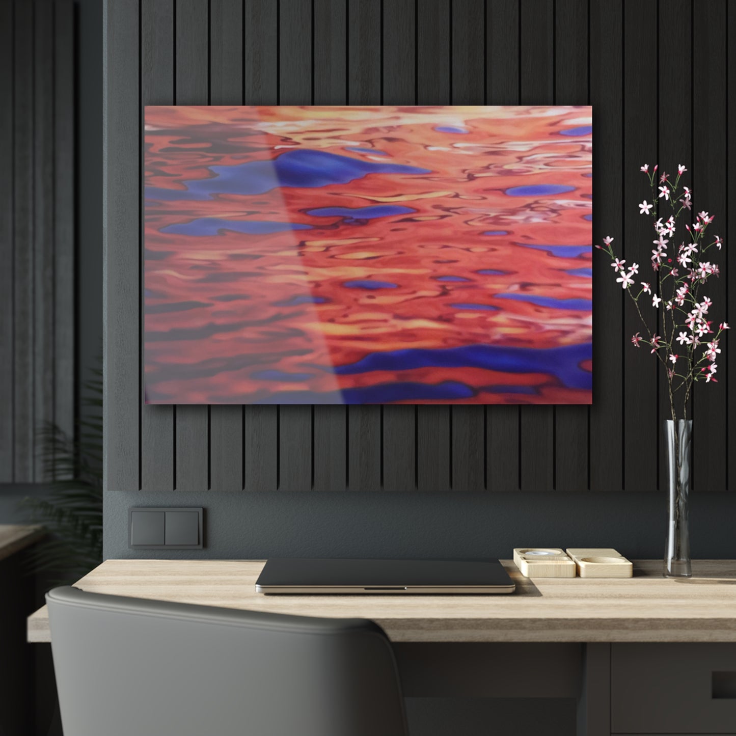 Water at Sunset - Acrylic