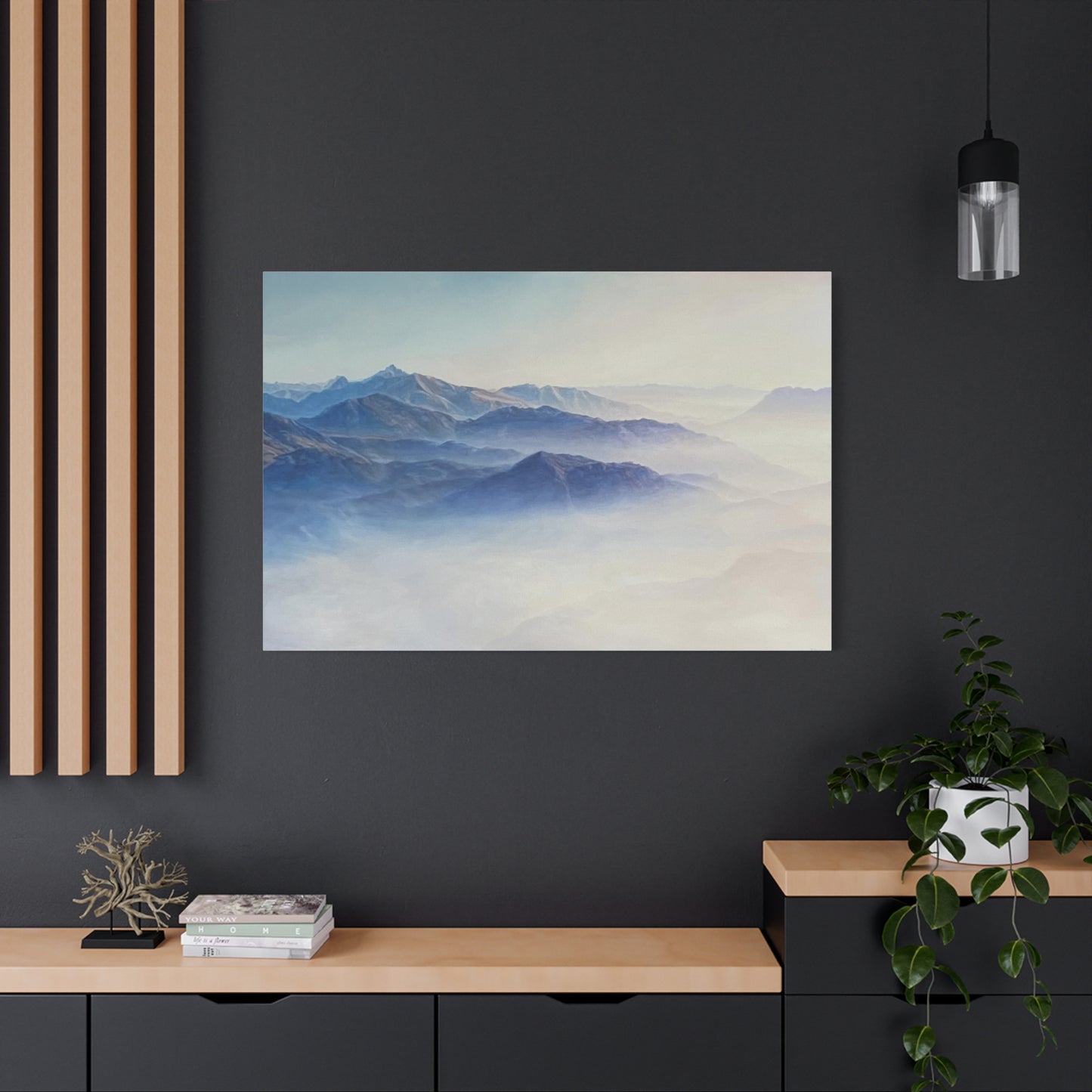 Somewhere Over the Sierras - Canvas Print