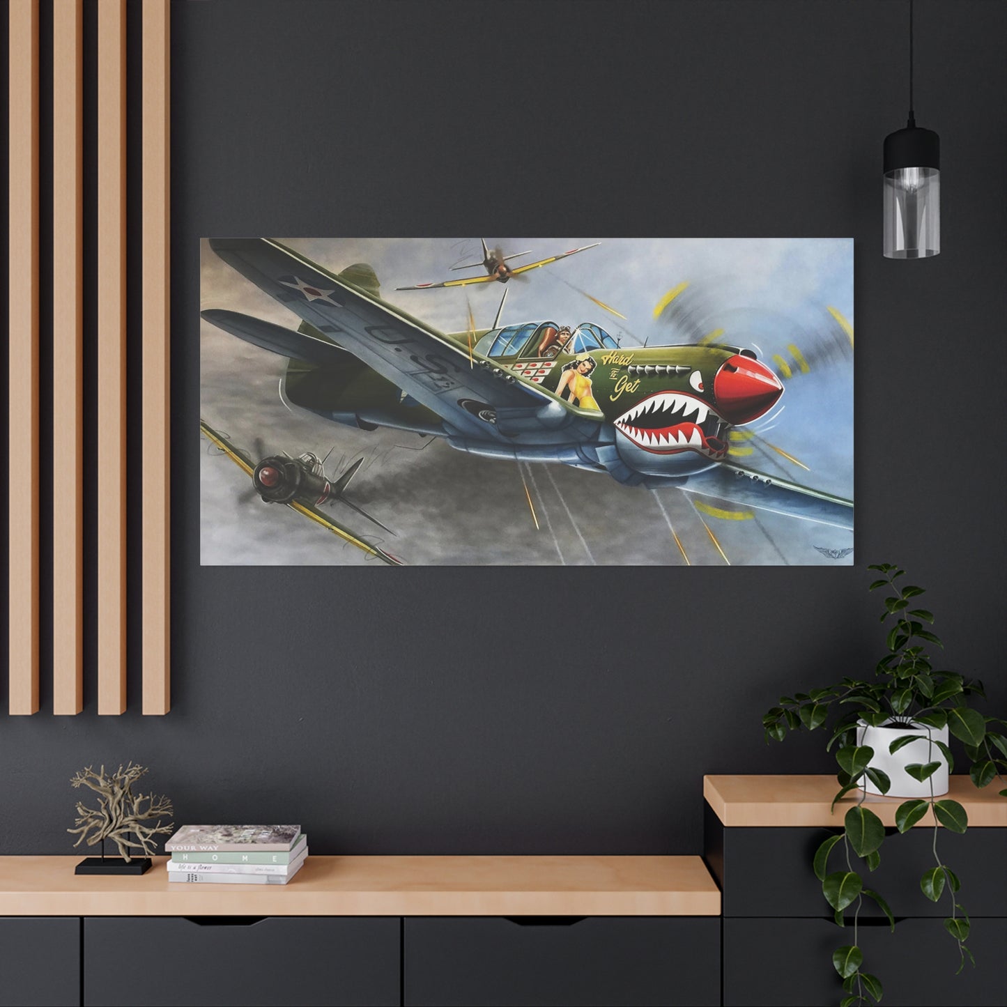 Hard to Get - Canvas Print (Multiple Colors)