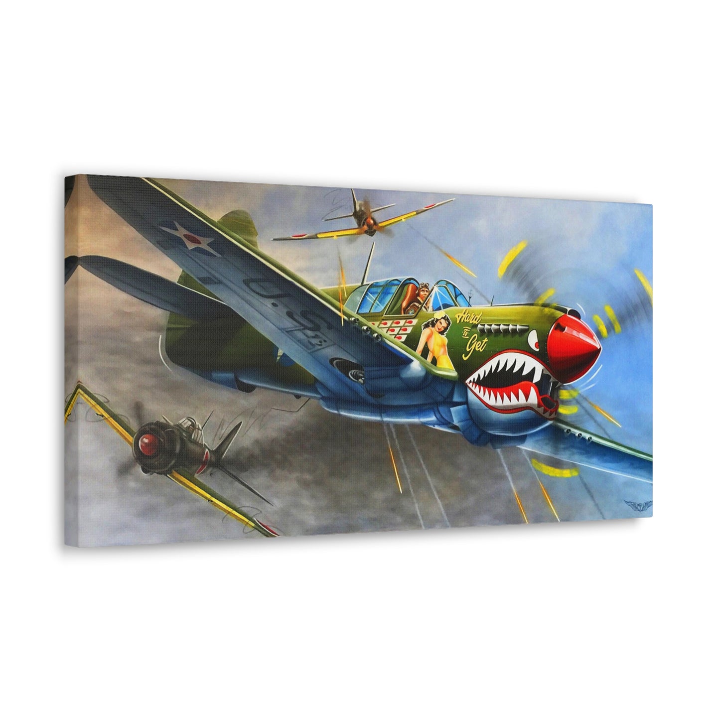 Hard to Get - Canvas Print (Multiple Colors)