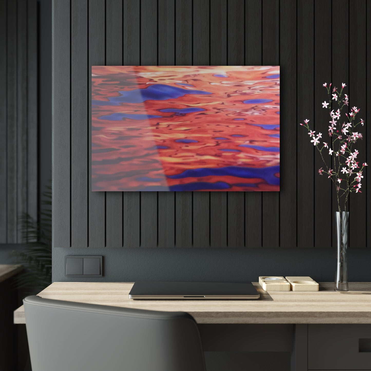 Water at Sunset - Acrylic