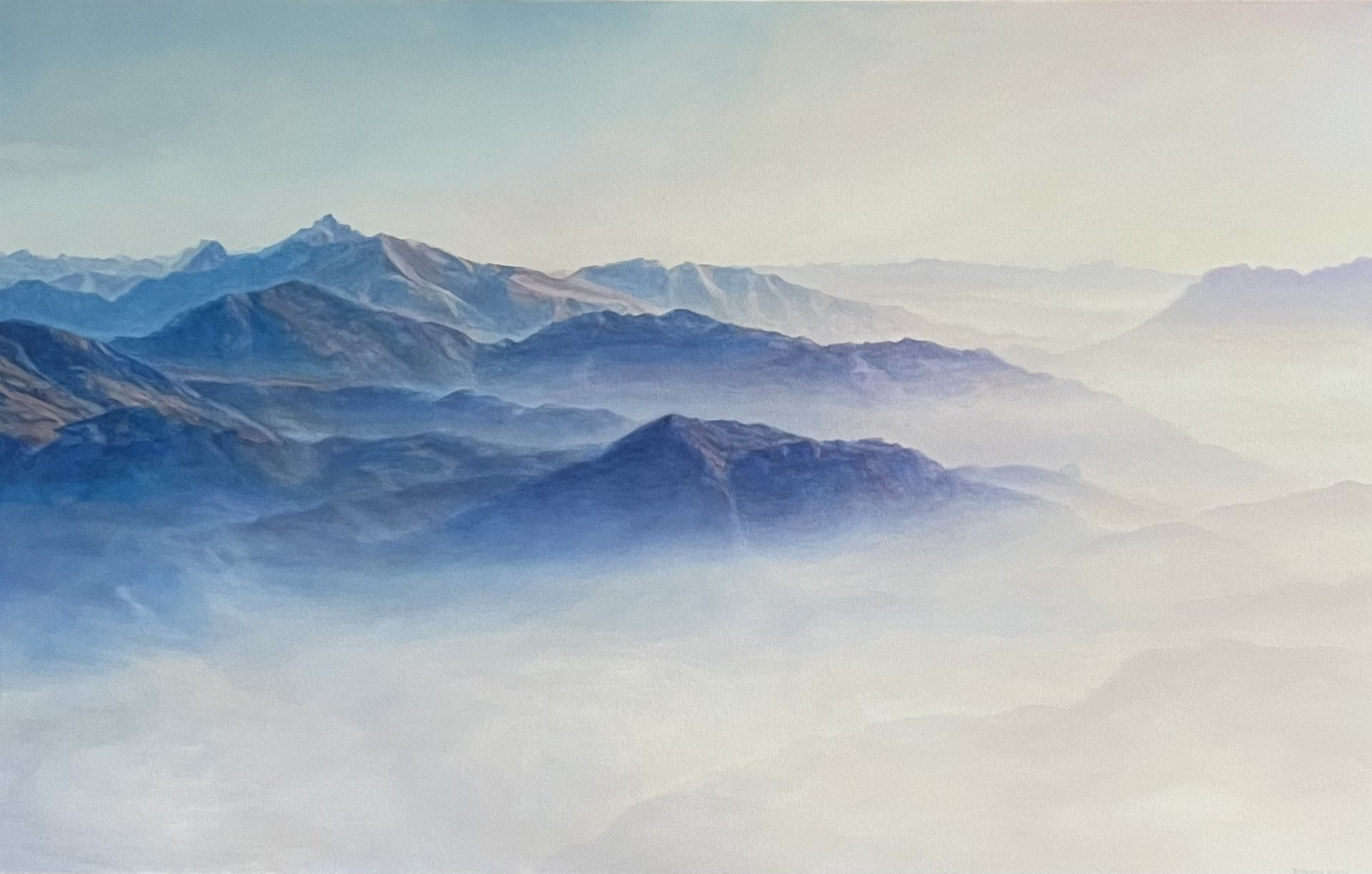 Somewhere Over the Sierras - Canvas Print