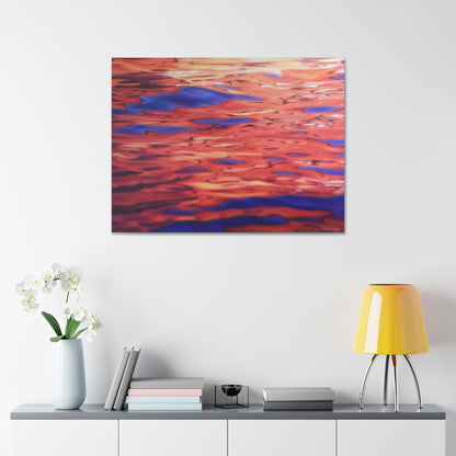 Water at Sunset - Canvas Print