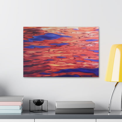 Water at Sunset - Canvas Print