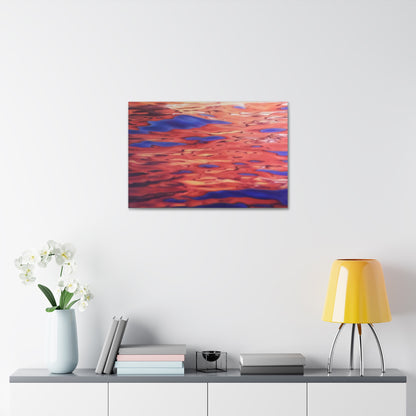 Water at Sunset - Canvas Print