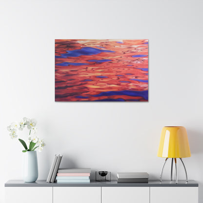 Water at Sunset - Canvas Print